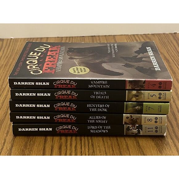 Cirque Du Freak Series Paperbooks by Darren Shan #4 5 7 8 and 11 - Lot Of 5 - Picture 13 of 16